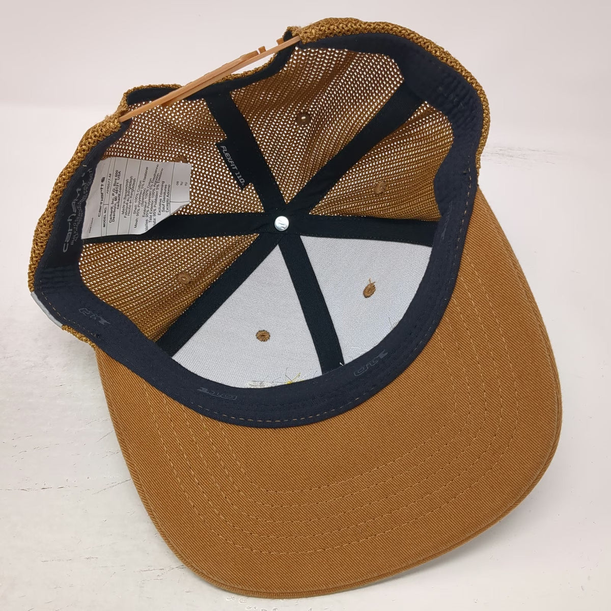 Carhartt Trucker Hat Brown One Size Boise Co-op Market Snapback Mesh Back