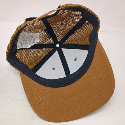 Carhartt Trucker Hat Brown One Size Boise Co-op Market Snapback Mesh Back