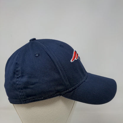 Reebok Men's Fitted Hat Blue L-XL Embroidered New England Patriots Logo NFL