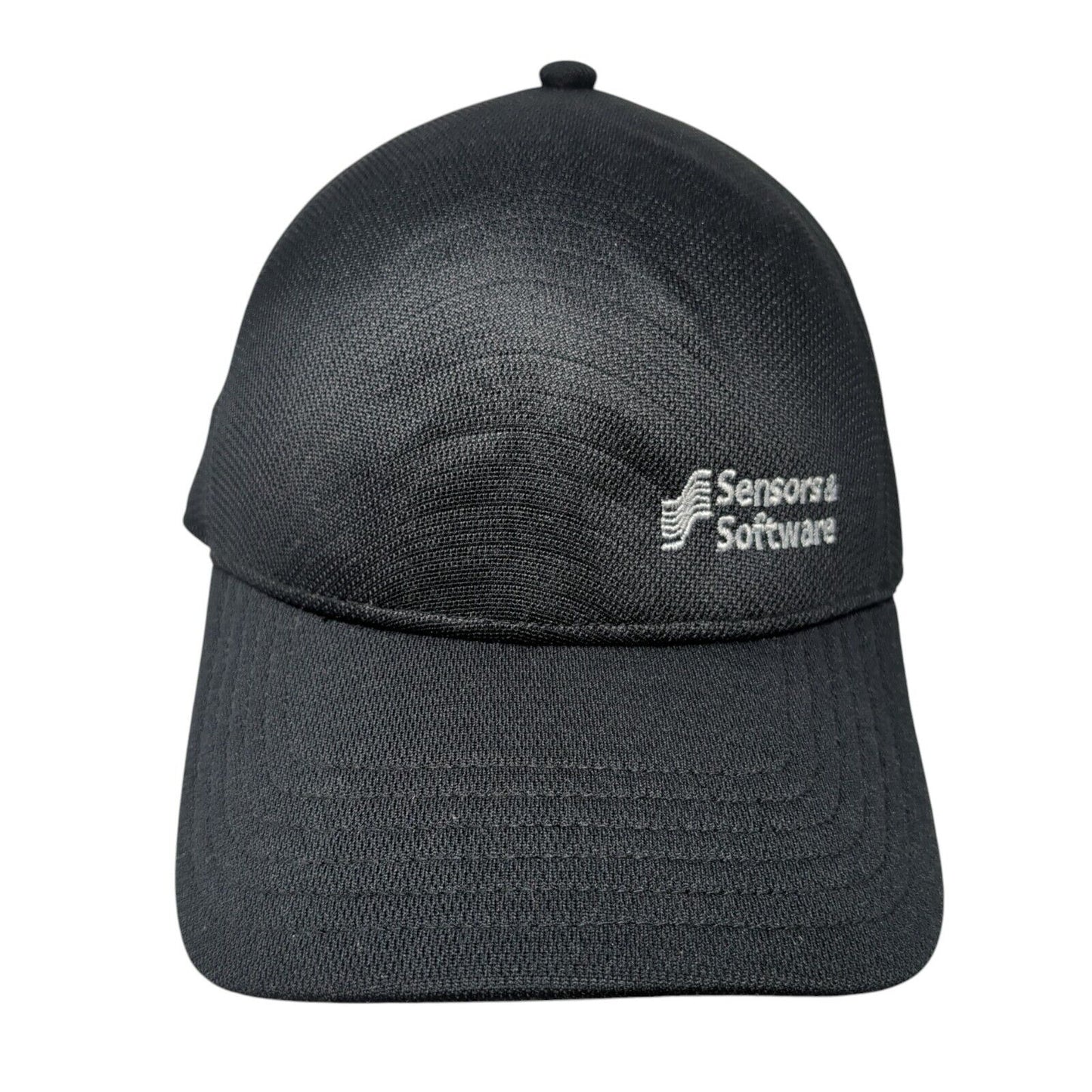 Sensors & Software Strapback Trucker Hat Black One Size Mesh Back
