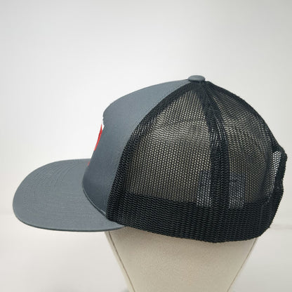 Pacific Headwear Gray OSFM Trucker Hat Tuckers Timber Pine Tree Mesh Snapback