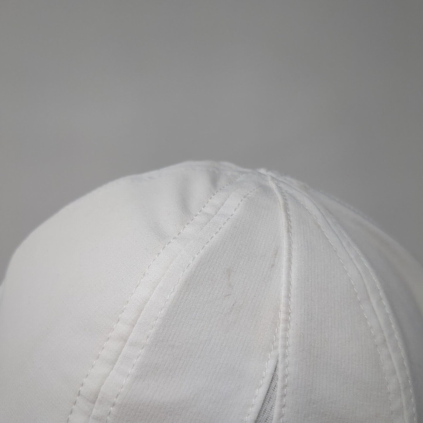 Adidas 3 Stripes Aeroready Strapback Hat White One Size Embroidered