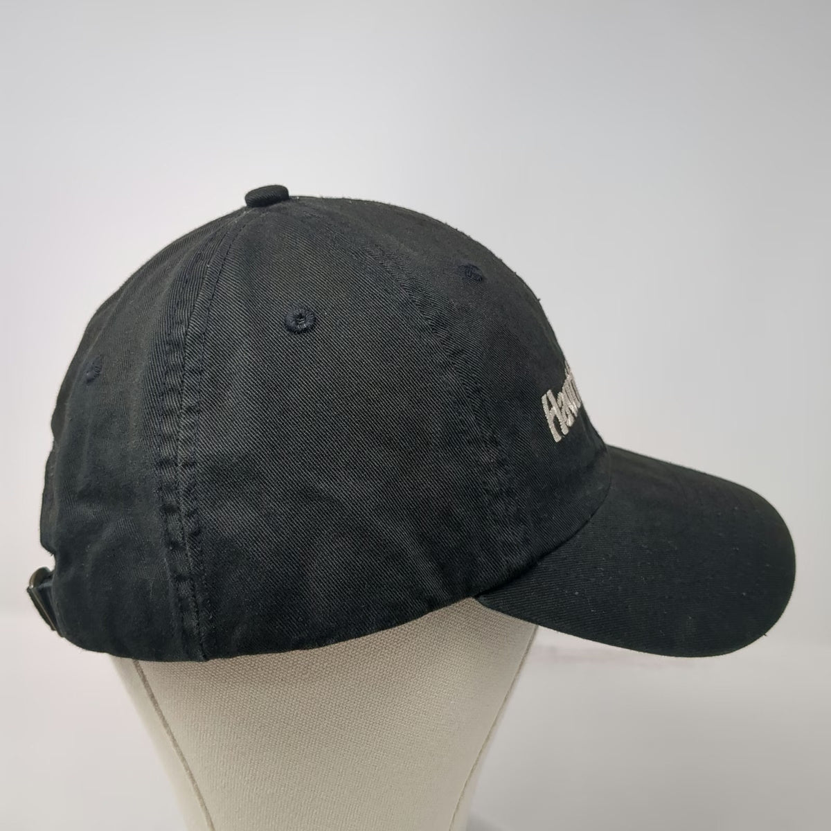 Hawthorne EFT Embroidered Black Baseball Cap One Size Slideback Cotton Twill Hat
