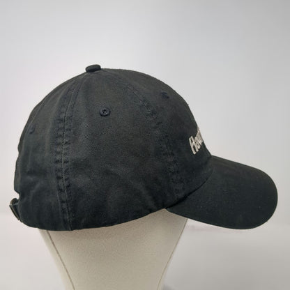 Hawthorne EFT Embroidered Black Baseball Cap One Size Slideback Cotton Twill Hat