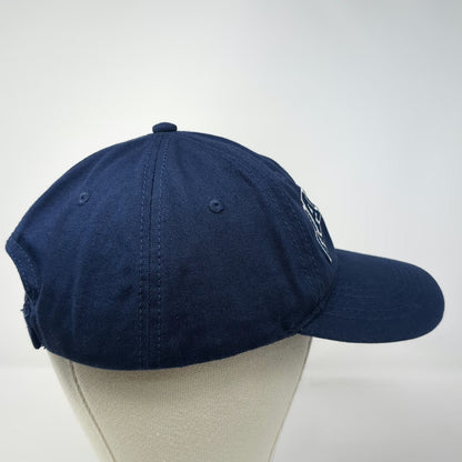 Tall Ships Trading Co. Halifax Baseball Cap Blue One Size Strapback Hat Cotton