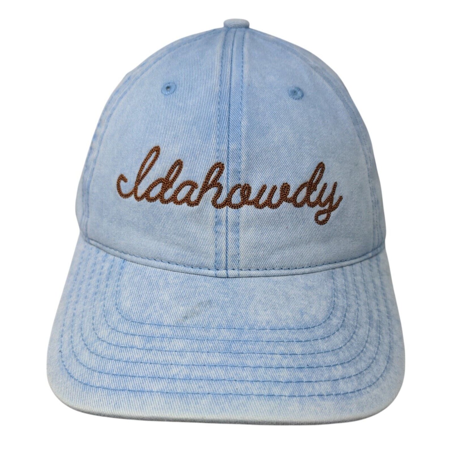Idahowdy Slideback Hat Blue OSFA Embroidered 6 Panel Richardson W/Tags