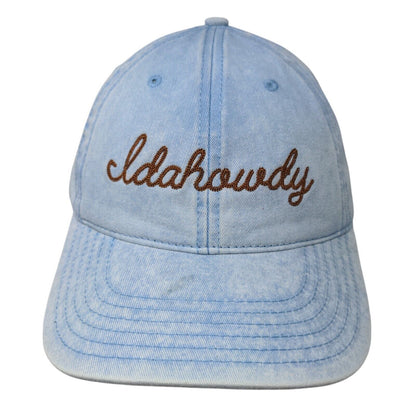 Idahowdy Slideback Hat Blue OSFA Embroidered 6 Panel Richardson W/Tags