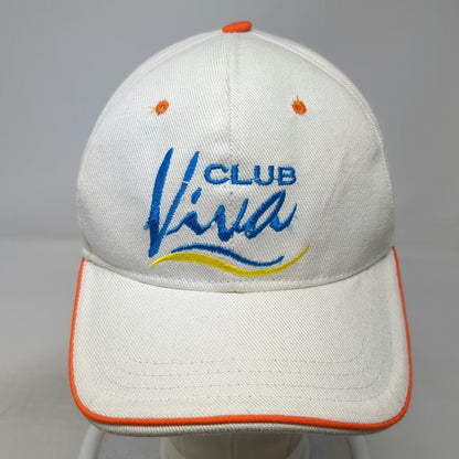 Baseball Cap White One Size Wyndham Resorts Club Viva Logo Adjustable Hat