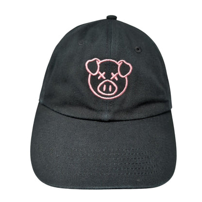 Shane Dawson Pig Slideback Hat Black One Size Adjustable Embroidered