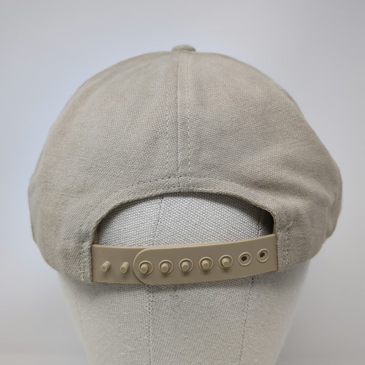 Ibis Headwear Snapback Hat Beige Green One Size Made in USA Two Tone LD Logo