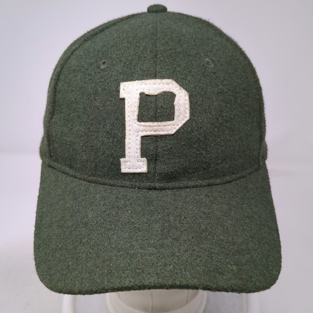 Portland Gear Baseball Cap Green One Size P Oregon Logo Leather Slideback Hat