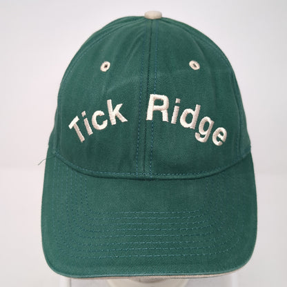 Tick Ridge Strapback Baseball Cap Green One Size Adjustable Advantage Series