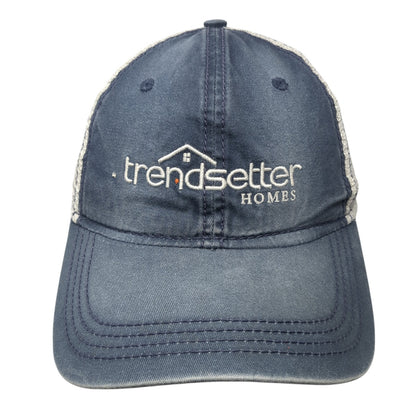 Trendsetter Homes Snapback Trucker Hat Blue One Size Mesh Back Outdoor Cap