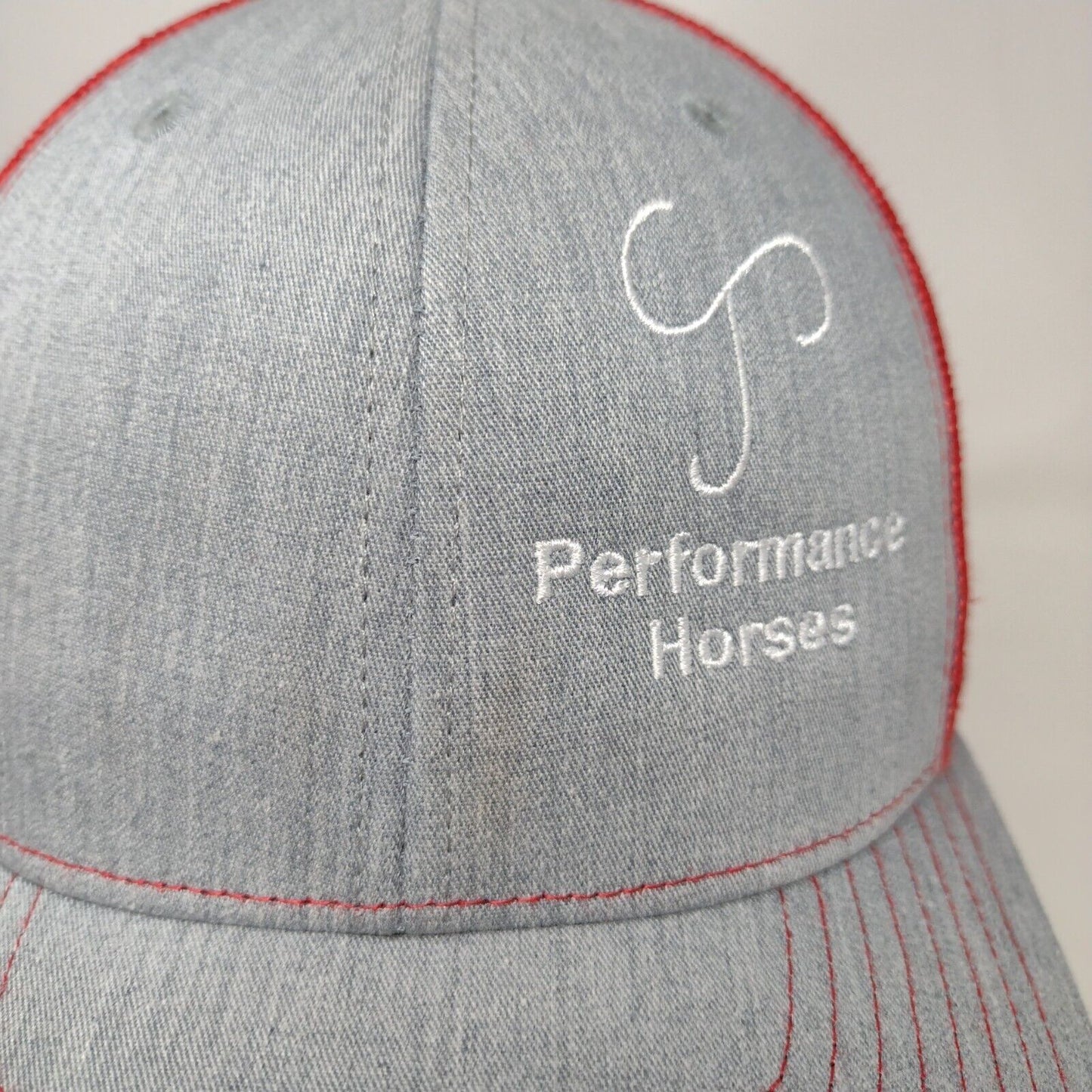 Performance Horses Snapback Trucker Hat Multicolor OSFA Mesh Back