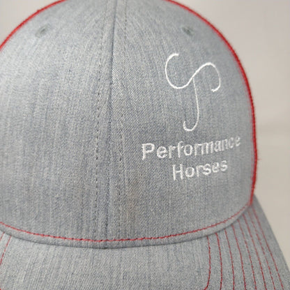 Performance Horses Snapback Trucker Hat Multicolor OSFA Mesh Back
