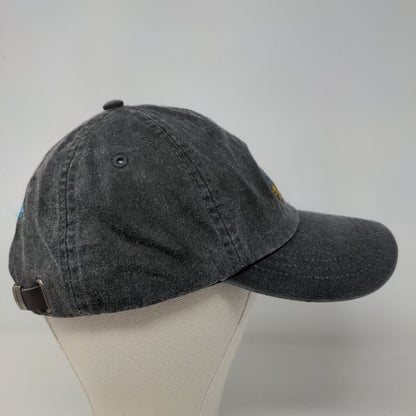 Adams Men's Slideback Hat Gray Adjustable Embroidered Treanor Logo Cotton