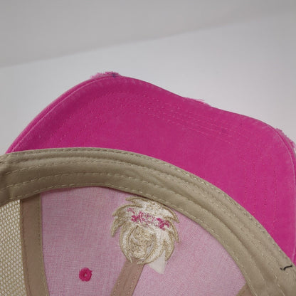 Hank Snapback Trucker Hat Multicolor OS Adjustable Mesh Back Distressed Adams