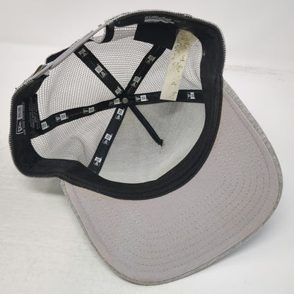 New Era Trucker Hat Gray One Size Gymshark Mesh Back Snapback Embroidered Logo