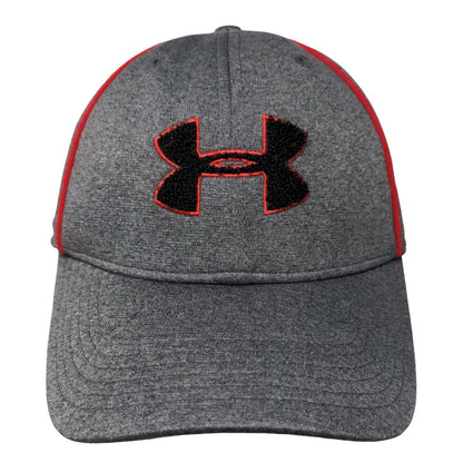 Under Armour Strapback Hat Gray OSFA Embroidered Adjustable Vent Holes