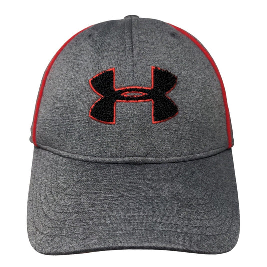 Under Armour Strapback Hat Gray OSFA Embroidered Adjustable Vent Holes