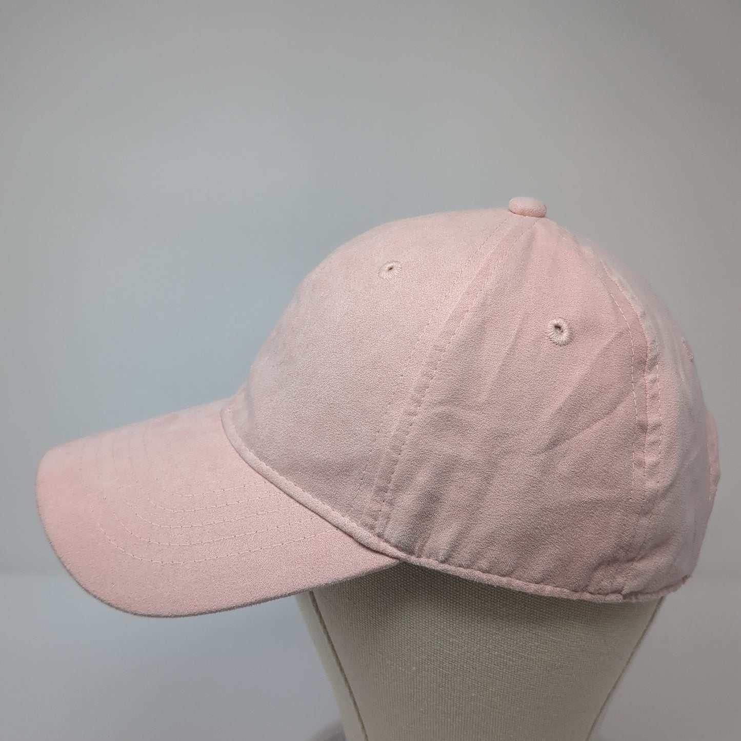 Unbranded Slideback Baseball Cap Pink One Size Adjustable 6 Panel Blank