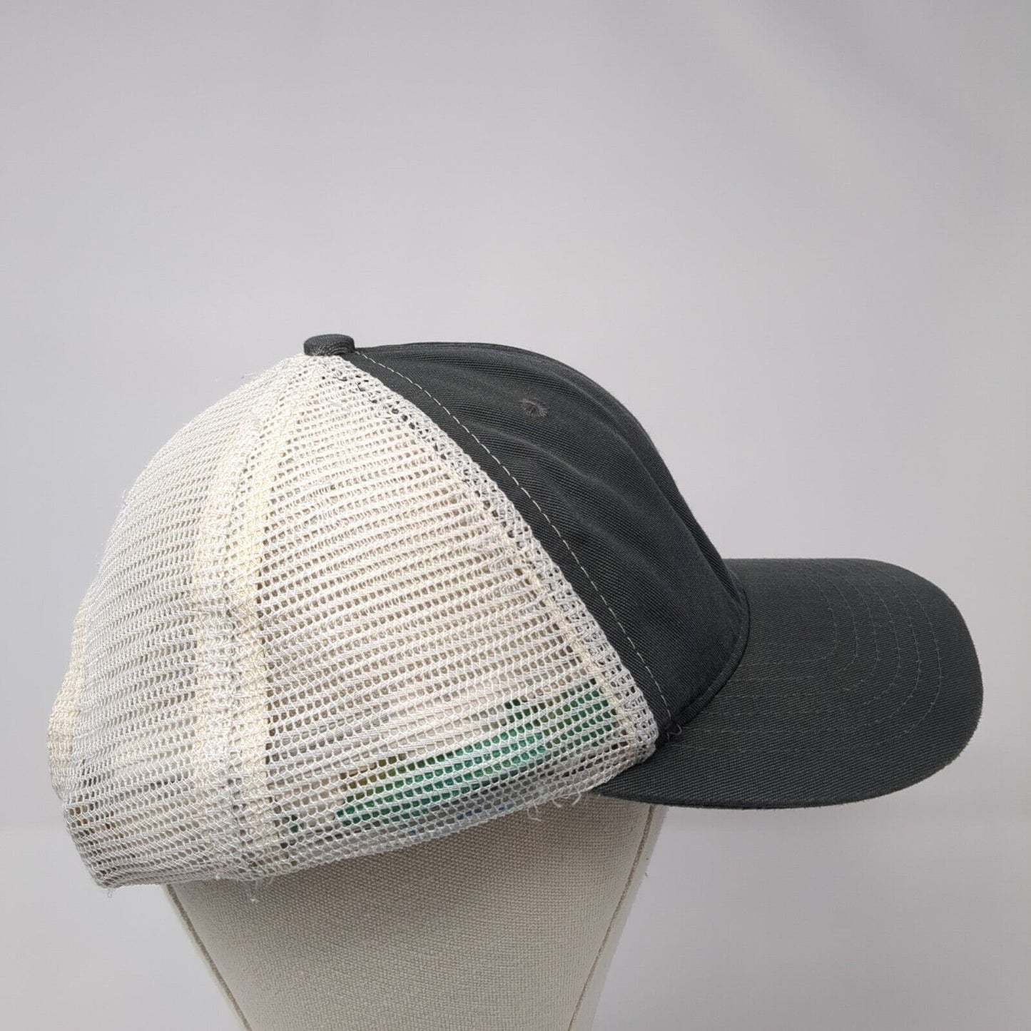 Cloud-Fit Snapback Trucker Hat Gray One Size Adjustable Mesh Back Crazy Shirts