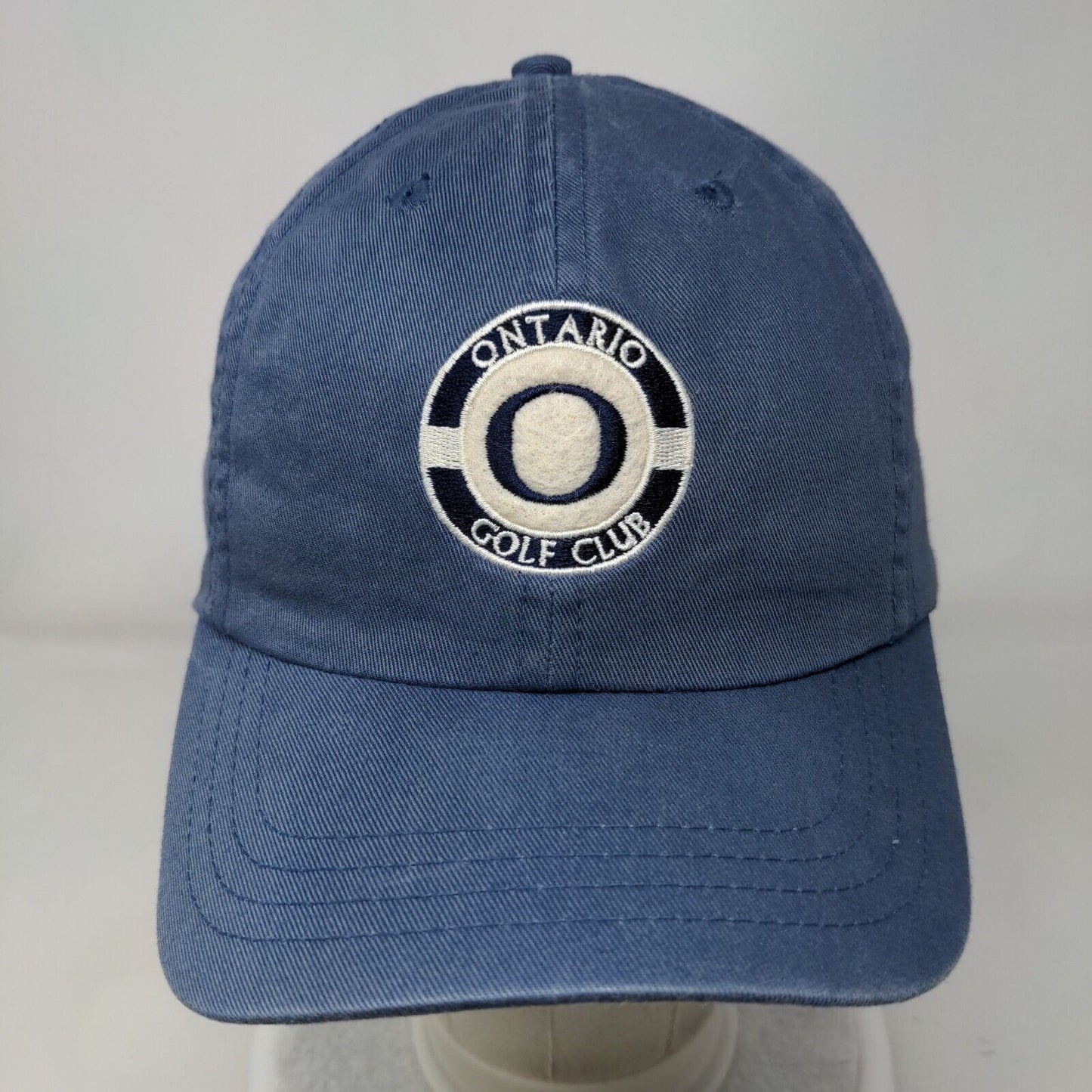Ontario Golf Club Slideback Hat Blue OSFA Embroidered 6 Panel