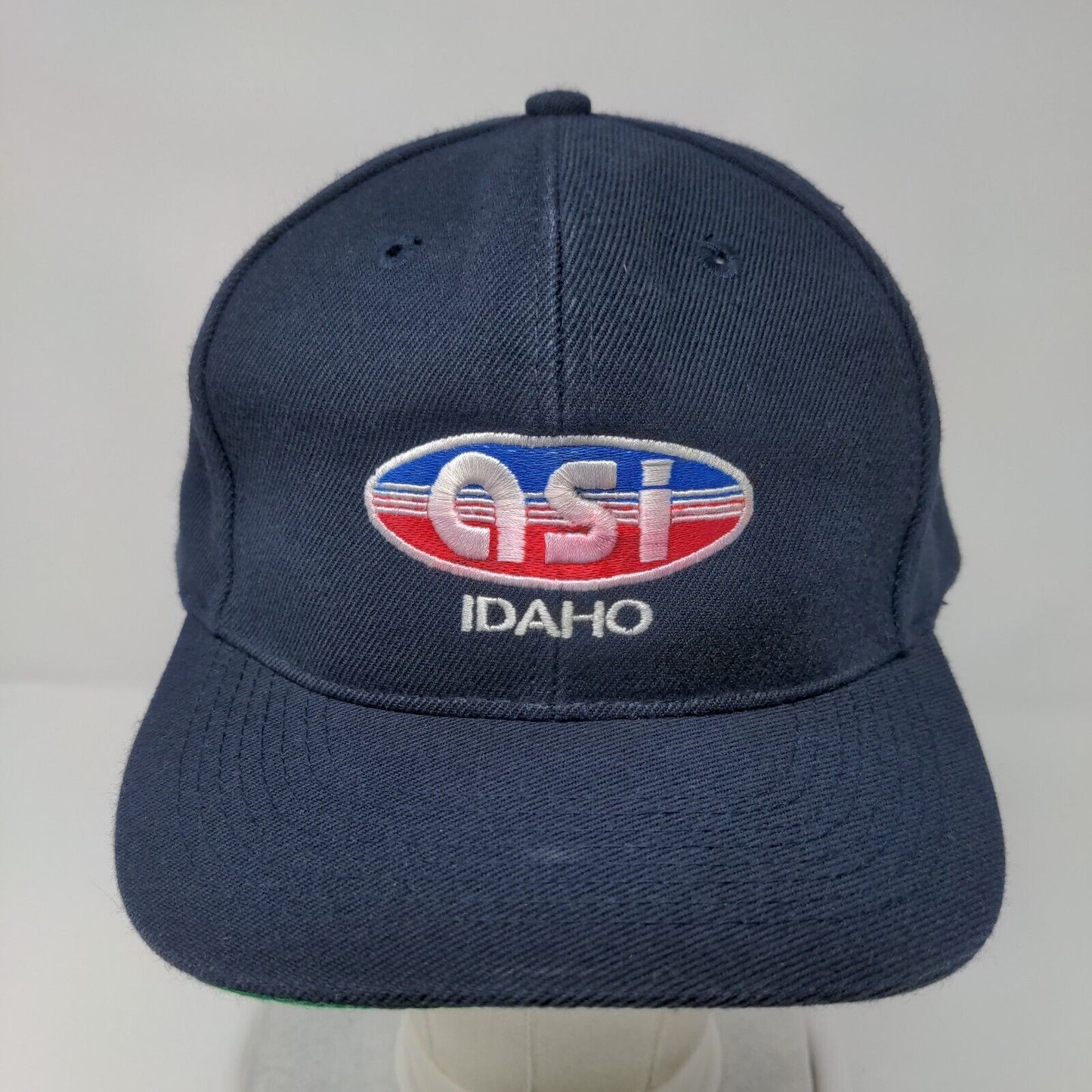Asi Idaho The Dry Bean People Snapback Hat Blue One Size Adjustable Embroidered