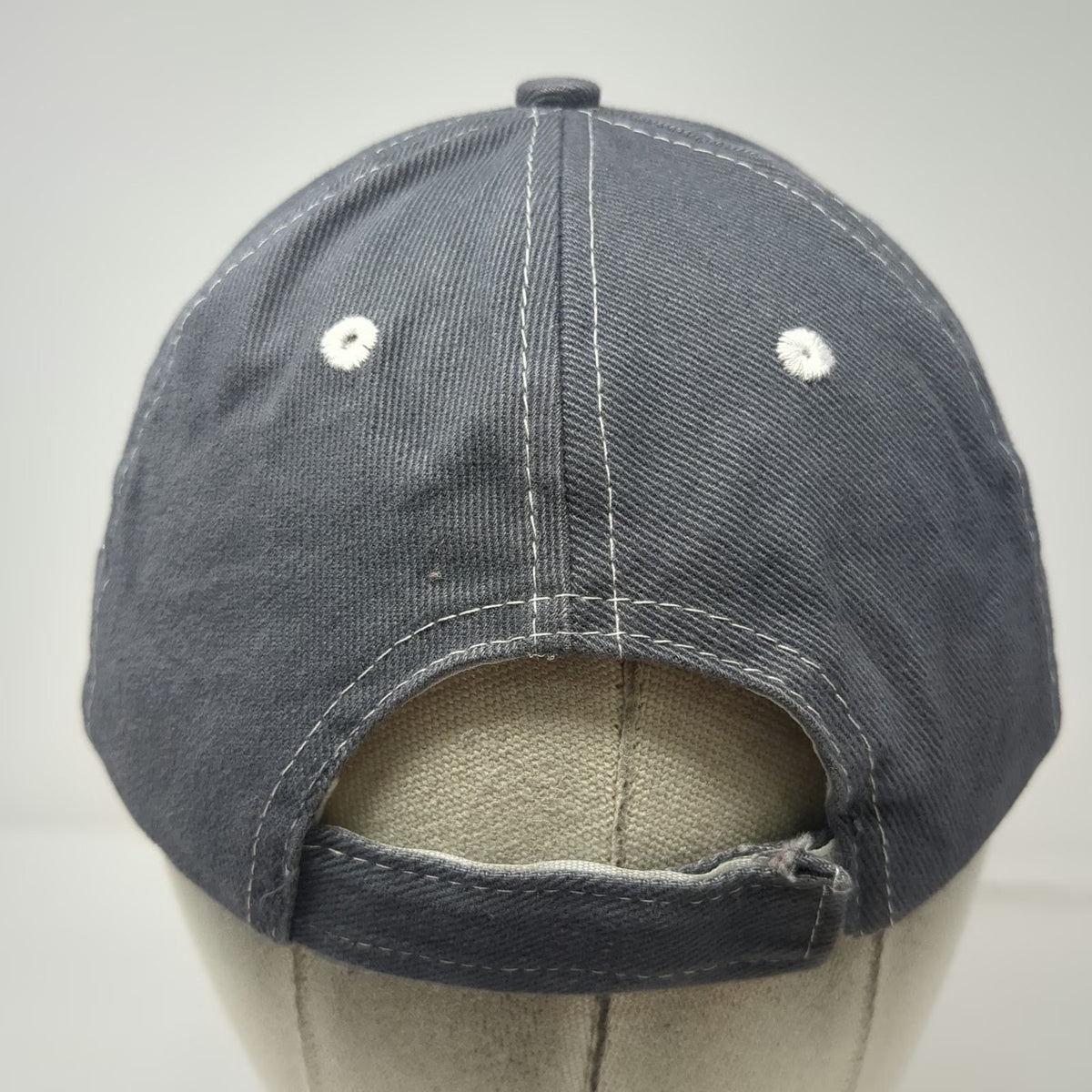 American Red Cross Baseball Cap Gray One Size Embroidered Logo Adjustable hat
