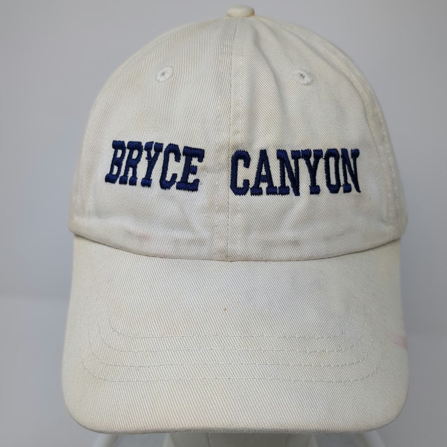 Fahrenheit Bryce Canyon National Park Beige Blue OSFM Baseball Cap Hat Cotton