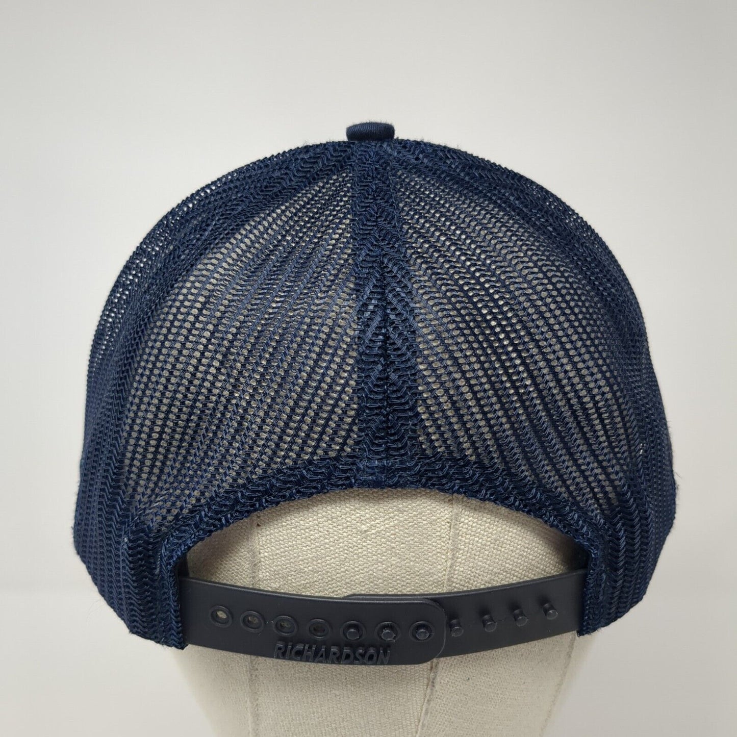Aces Fastpitch Snapback Trucker Hat Blue One Size Mesh Back Adjustable