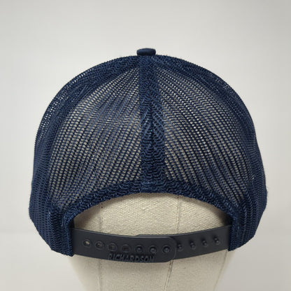 Aces Fastpitch Snapback Trucker Hat Blue One Size Mesh Back Adjustable