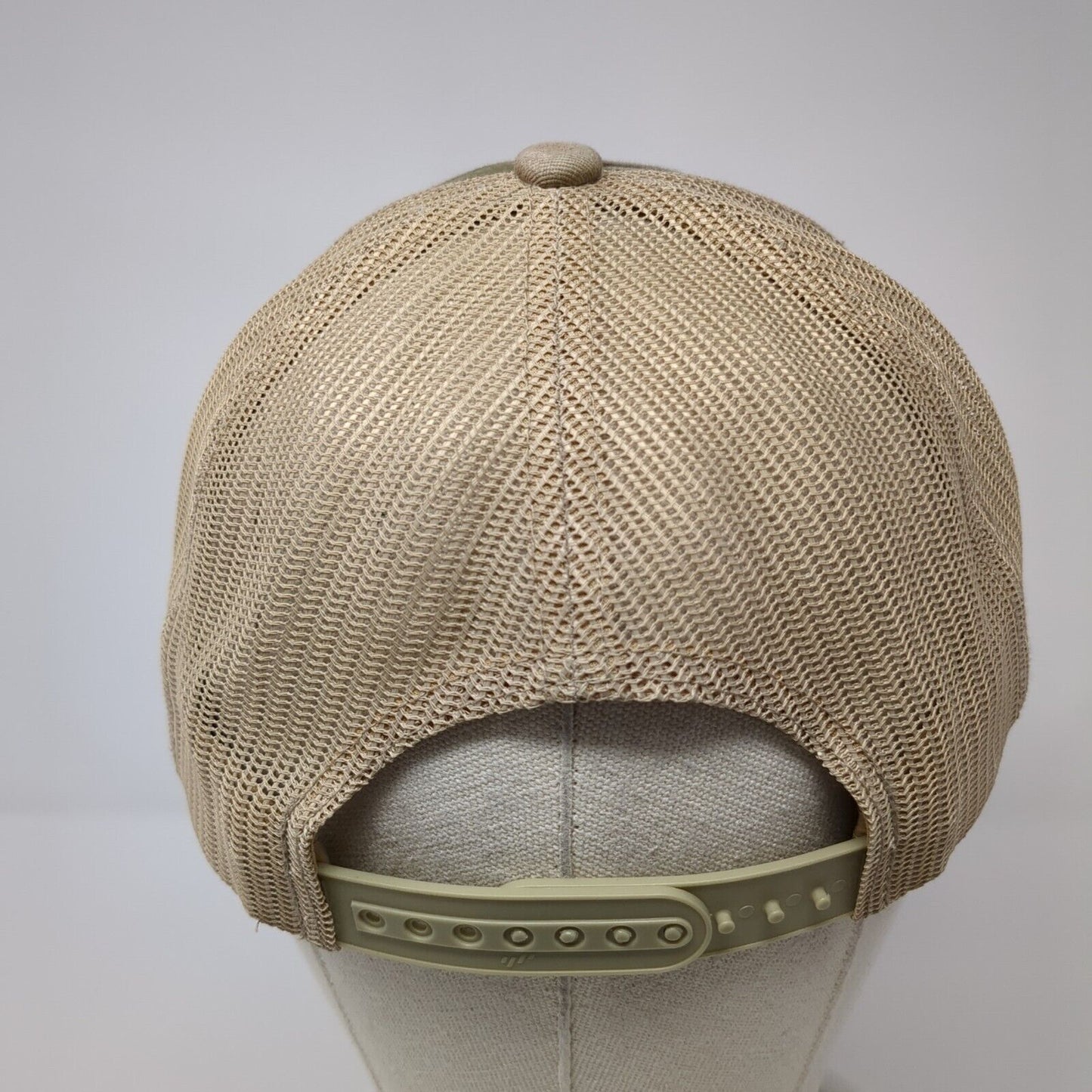 The Classics Yupoong Snapback Trucker Hat Camo One Size Mesh Back