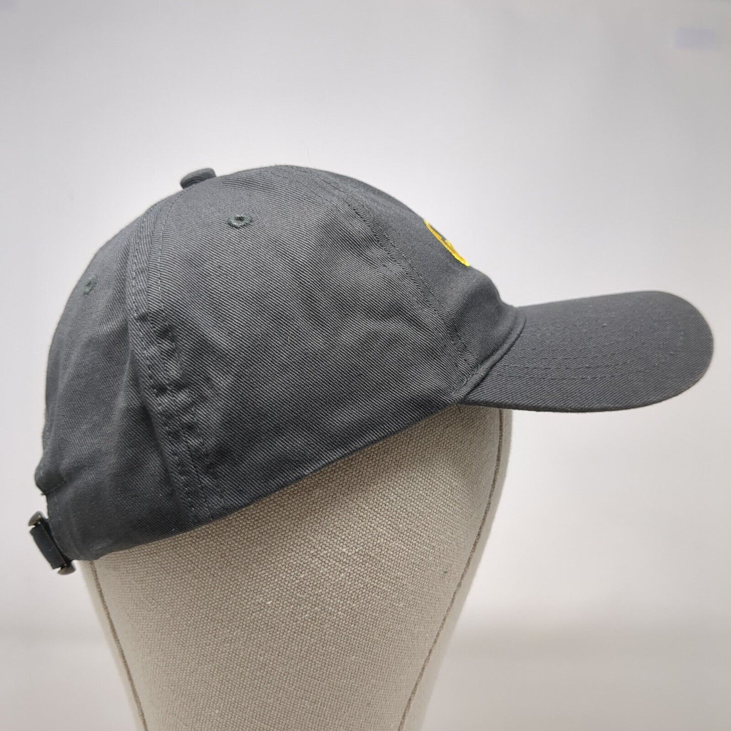 Cabela's Club Slideback Hat Solid Gray OSFM Adjustable Embroidered