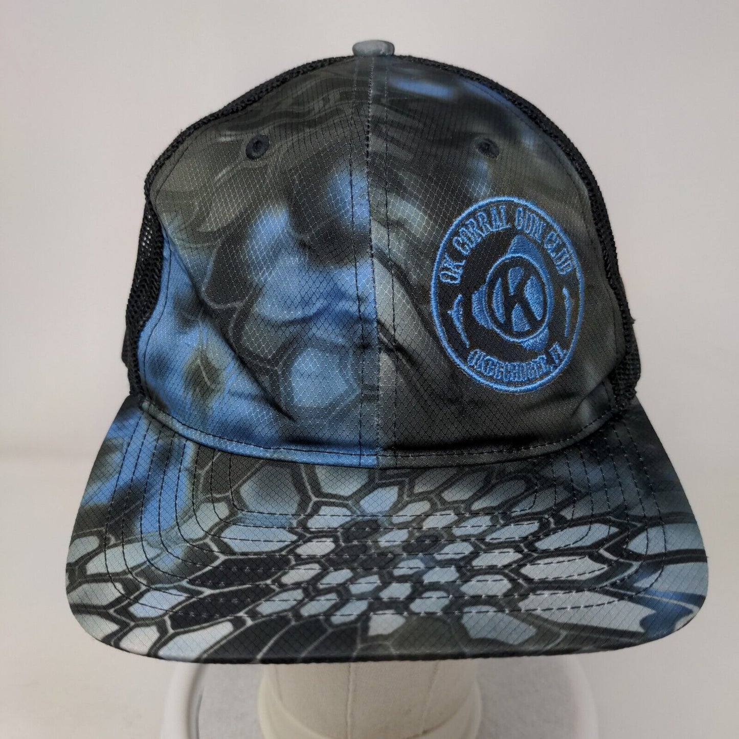 OK Corral Gun Club Snapback Mesh Back Trucker Hat Multi One Size