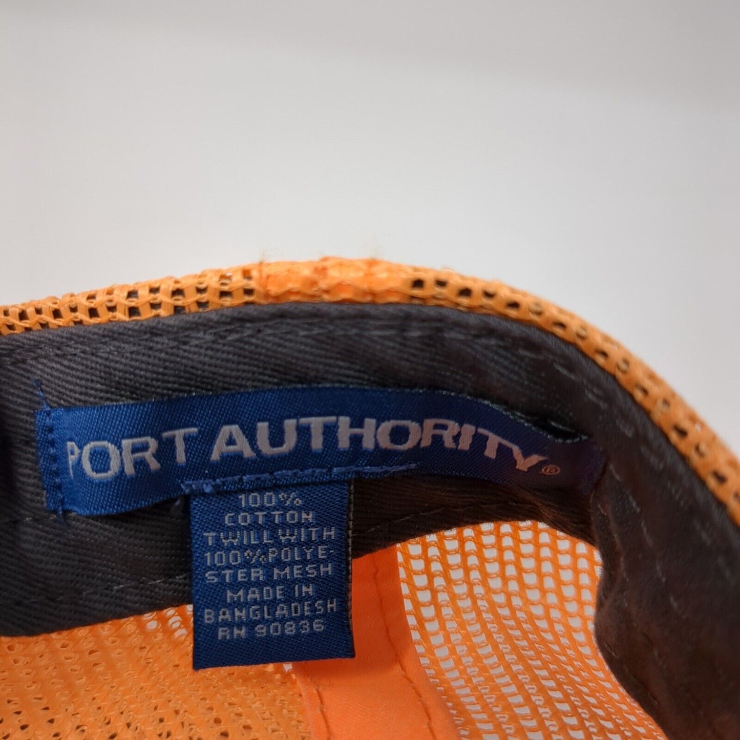 RMT Equipment Strapback Trucker Hat Multicolor OS Adjustable Mesh Port Authority