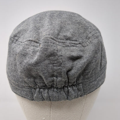 Icing Cadet Army Cap Gray One Size Stretch Lightweight Blank Cotton