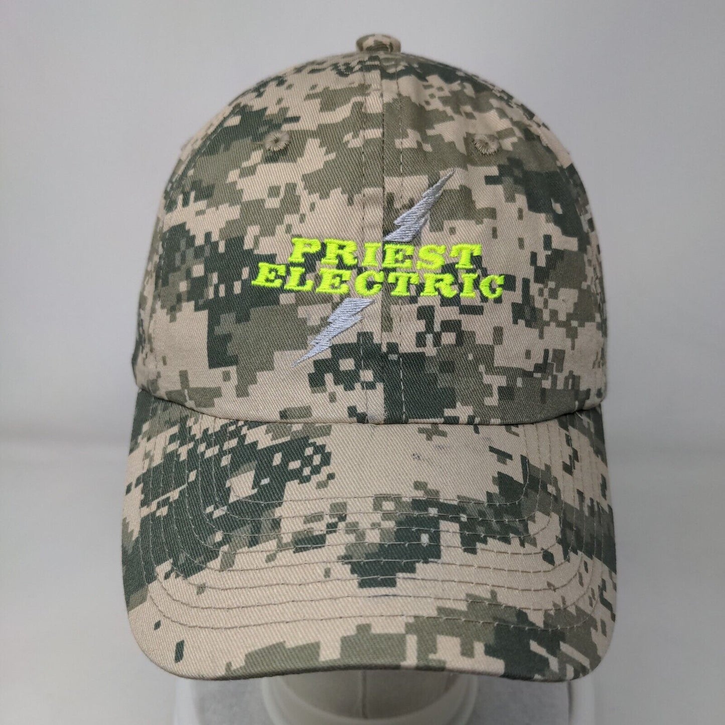 Priest Electric Strapback Hat Camouflage One Size Adjustable 6 Panel Outdoor Cap