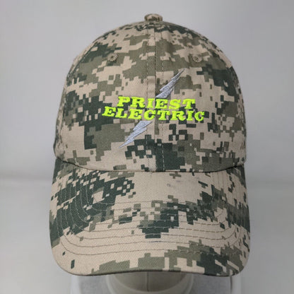 Priest Electric Strapback Hat Camouflage One Size Adjustable 6 Panel Outdoor Cap