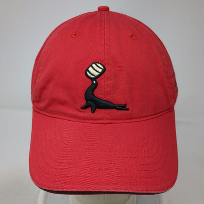 Goslings Black Seal Rum Baseball Cap Red One Size Strapback Bermuda Flag Hat
