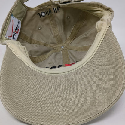 Verizon Wireless VZW Join In Baseball Cap Beige One Size Adjustable Strap Hat