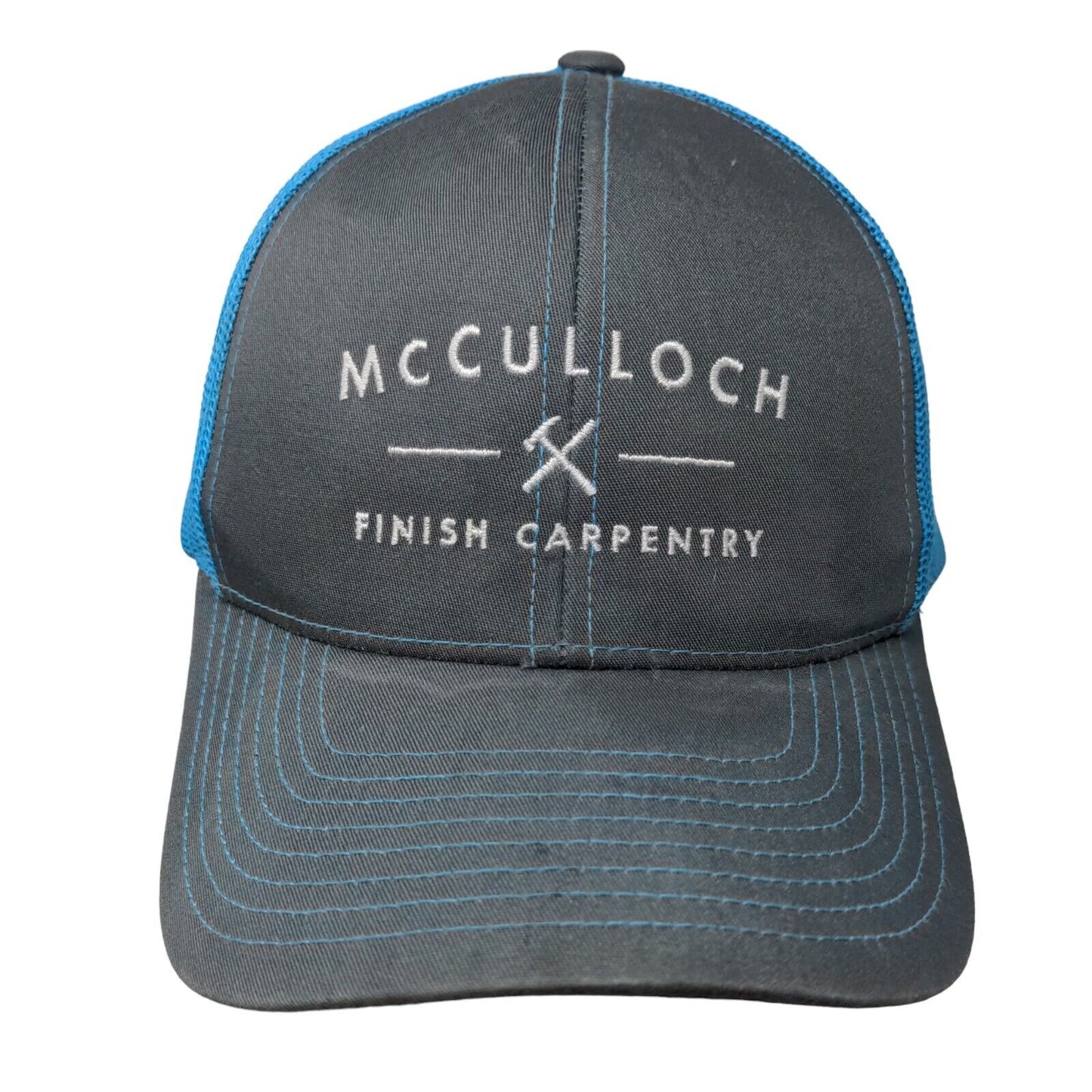 McCulloch Finish Carpentry Snapback Trucker Hat Multicolor OS Mesh Back Pacific