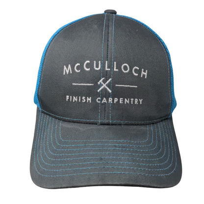 McCulloch Finish Carpentry Snapback Trucker Hat Multicolor OS Mesh Back Pacific