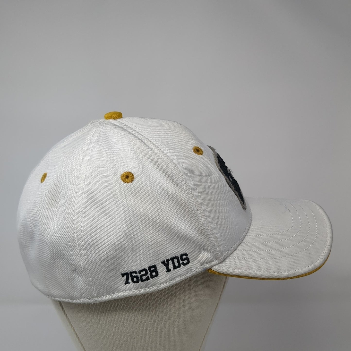 Jack's 7628 YDS Black Fitted Baseball Cap White One Size Adjustable The Game