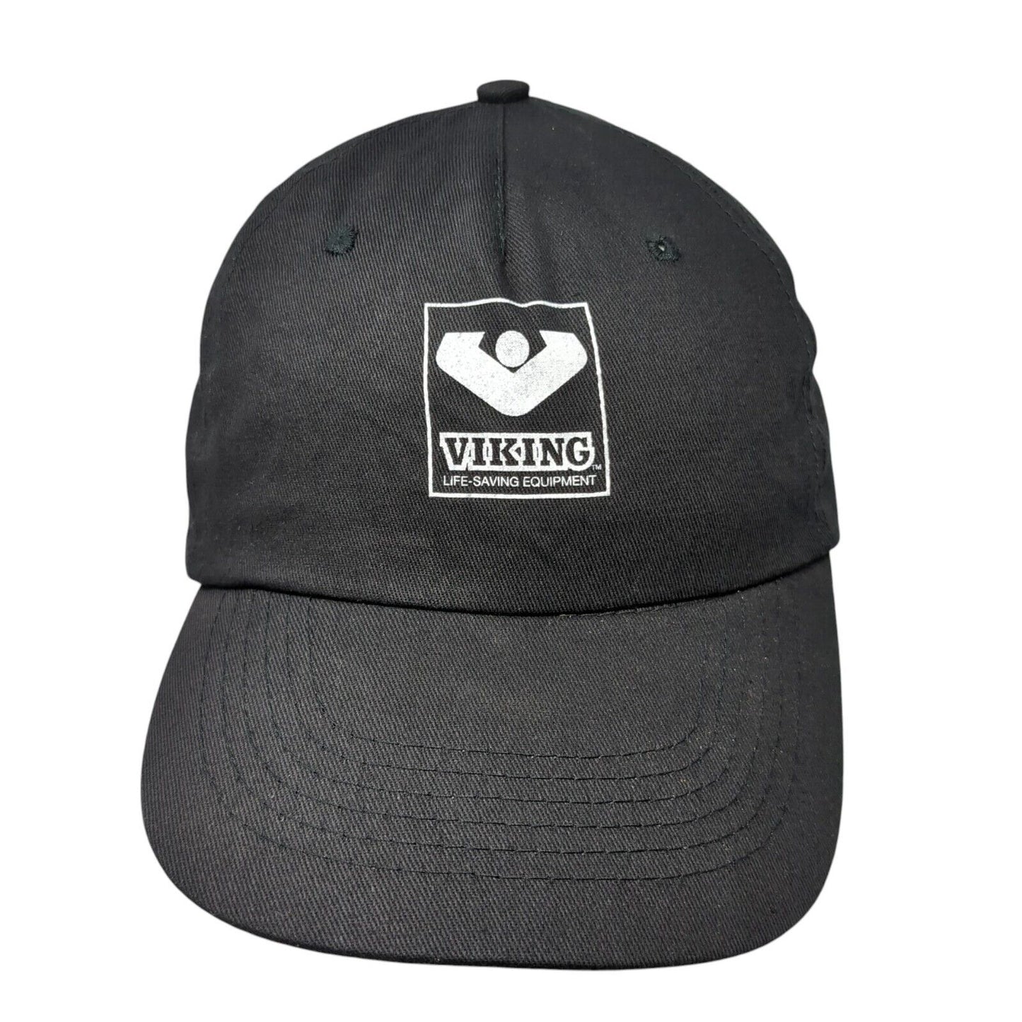 VIKING Life-Saving Equipment Strapback Hat Black One Size Adjustable