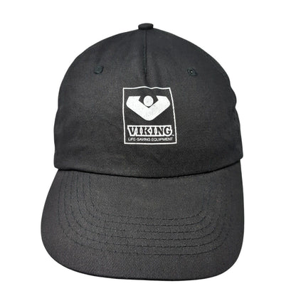 VIKING Life-Saving Equipment Strapback Hat Black One Size Adjustable