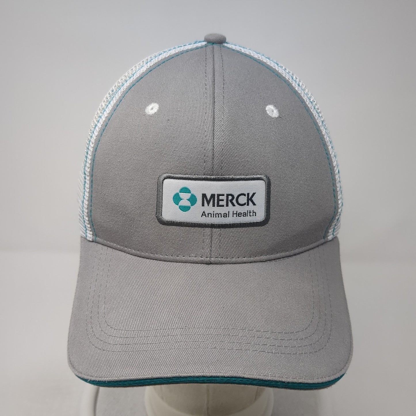 Merck Animal Health Trucker Hat Gray One Size Adjustable Mesh Back Capital Ideas