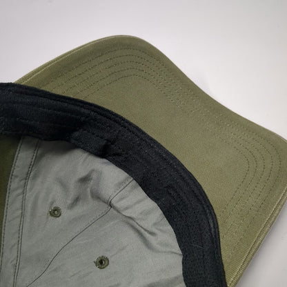 Carhartt Baseball Cap Green One Size Strapback Brown Patch Cotton Canvas Hat