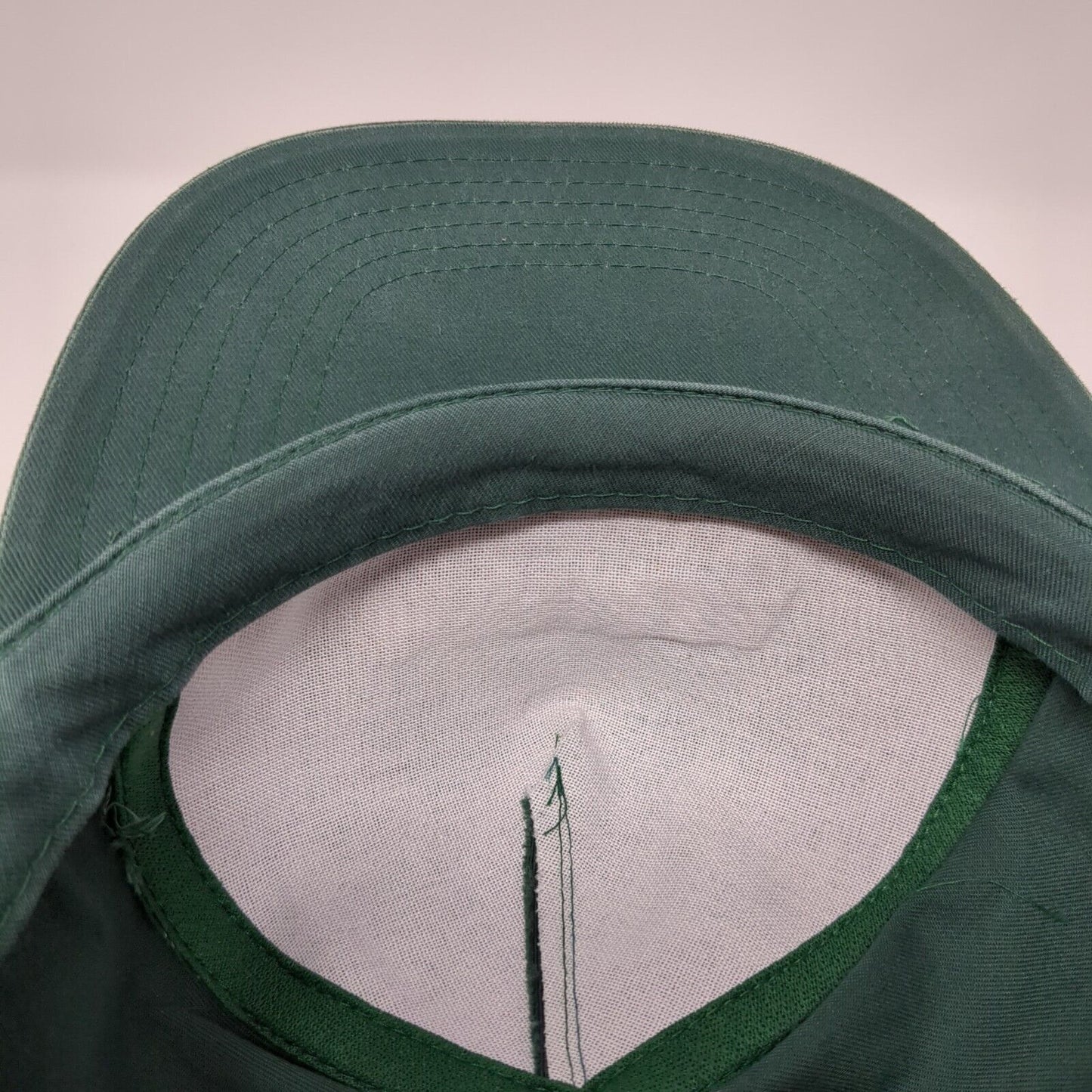 Canada Snapback Hat Green One Size Adjustable Embroidered Patriotic 6 Panel