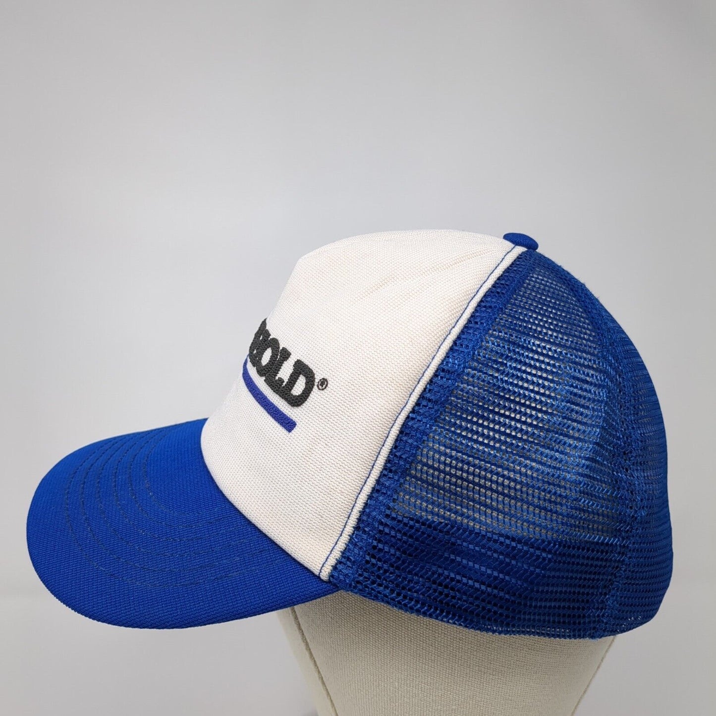 Reichhold Snapback Trucker Hat Blue One Size Mesh Back Adjustable